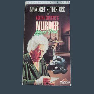 Agatha Christies Murder Most Foul VHS  Margaret Rutherford MGM